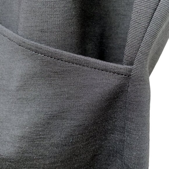 J.CREW 365 Sleeveless Top Medium Crossover Front Stretch Ponte Knit Black Shell - Picture 7 of 9